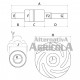 Juego reparación bomba agua 4 cil s/40-50